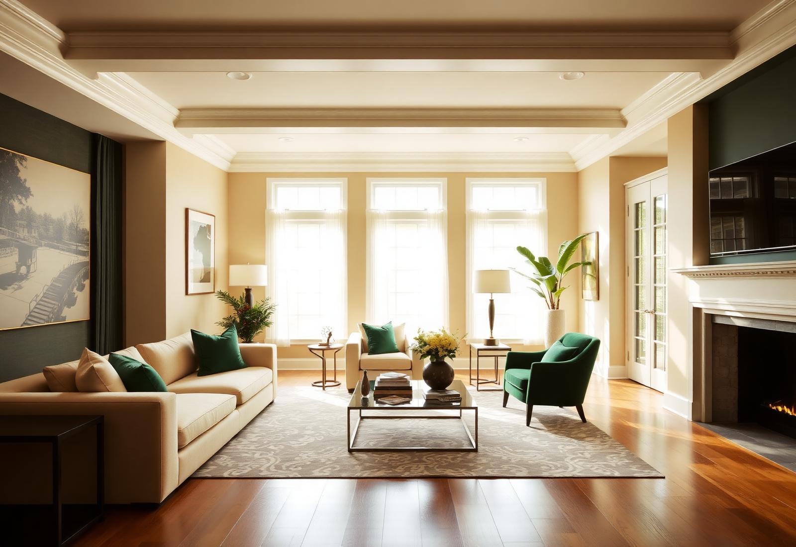 Refined Atlanta luxury home interior